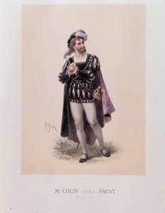 Monsieur Colin in the Role of Faust, Opera by Charles Gounod