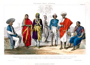 Caucasian Race, Hindus