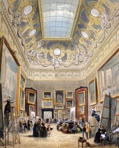 Study Day at the Louvre, c.1850