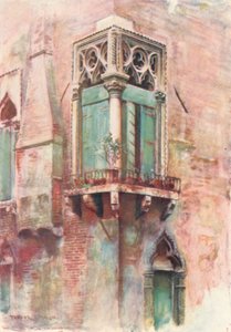 Palazzo Priuli Angle Window by A. Trevor Haddon