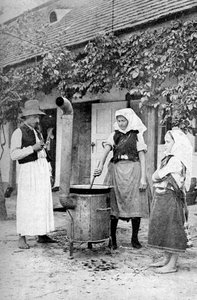 Making jelly in Czinkota, Hungary by A. W. Cutler