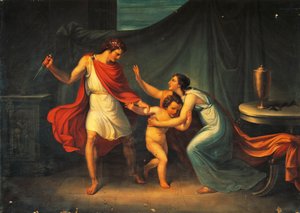 Pyrrhus Threatens Life of Little Astyanax