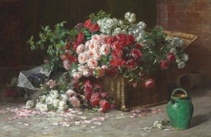 Basket of Roses, c.1890 by Abbott Fuller Graves