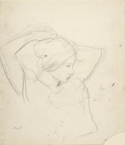 Girl Arranging Her Hair