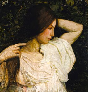 Girl Arranging Her Hair, 1918-1919