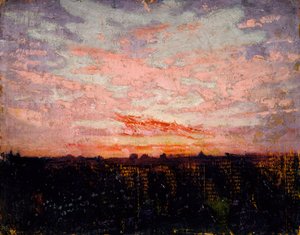 Sunrise or Sunset, study for book, Concealing Coloration in the Animal Kingdom, ca. 1905-1909