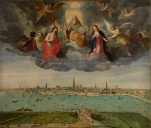 Antwerp and the Vlaams Hoofd in 1600, c.1600