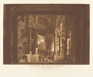 Prison for the Stage by Abel Schlicht possibly after Giuseppe Galli Bibiena