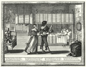 The Enema Syringe by Abraham (after) Bosse
