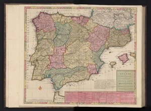 Map of Spain and Portugal by Abraham Allard
