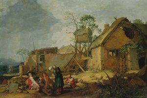 Landscape with Farm, 1629 by Abraham Bloemaert