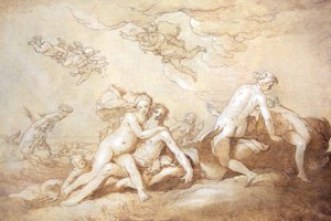 Neptune and Amphitrite by Abraham Bloemaert