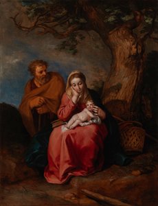 The Rest on the Flight into Egypt by Abraham Bloemaert