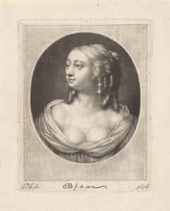 Bust of a Young Woman with a Half-Exposed Bosom by Abraham Bloteling