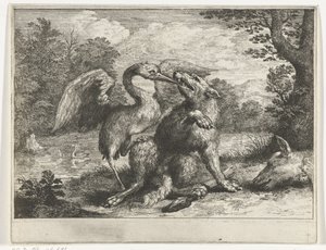 Wolf and Crane