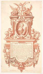 Epitaph and Portrait of Jacques Callot by Abraham Bosse