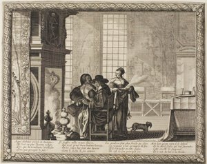 Old Age (plate four from Depicting the Four Ages of Man) by Abraham Bosse