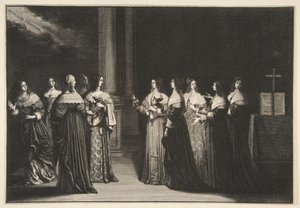 The Wise Virgins Refuse Oil to the Foolish Virgins by Abraham Bosse