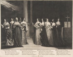 The Wise Virgins Refuse Oil to the Foolish Virgins by Abraham Bosse