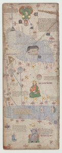 Catalan Atlas, Sheet 9, 1375 by Abraham Cresques