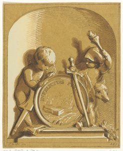 Allegory with Two Putti by Abraham Delfos