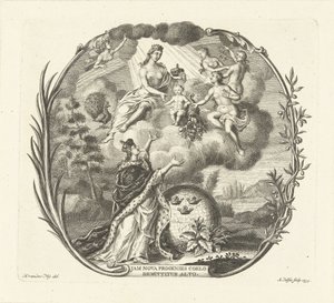 Allegory of the Birth of a Child with Juno and Abundance by Abraham Delfos