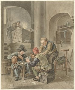 The Card Players by Abraham Delfos