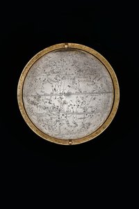 Two exceptional terrestrial and celestial globes, supported by Hercules and Atlas, Augsburg by Abraham Drentwett