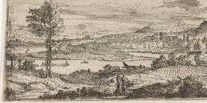 Landscape with River by Abraham Genoels
