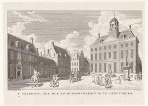 Town Hall in Leeuwarden by Abraham Jacobsz. Hulk