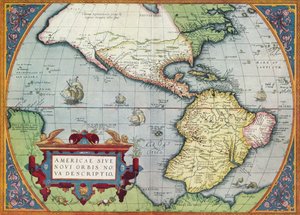 America, or the New World: From the Theatrum Orbis Terrarum by Abraham Ortelius, 1570