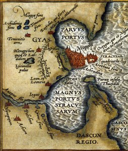 Former port of Syracuse (Sicily) - in 