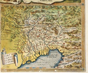 Map of Friuli Venezia Giulia Region, from Theatrum Orbis Terrarum by Abraham Ortelius by Abraham Ortelius