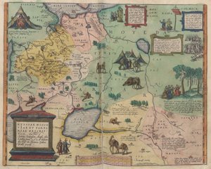 Map of Russia From: Theatrum Orbis Terrarum by Abraham Ortelius