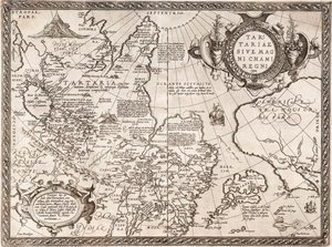 Map of Russia from Theatrum Orbis Terrarum