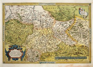 Map of Saxony, from Theatrum Orbis Terrarum