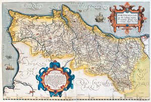 Portugal by Abraham Ortelius