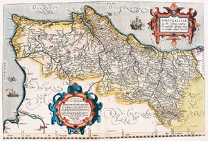 Portuguese Geography Map from 