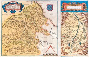 Region-a: Centre, Burgundy, Auvergne, Limousin Region-b: Auvergne, France by Abraham Ortelius