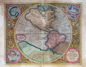 World Map by Abraham Ortelius (1527-1598) by Abraham Ortelius