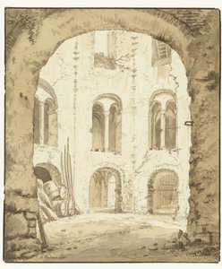 View of the Chapel of the Valkhof in Nijmegen
