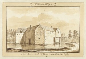 View of the House ter Mey in Kennemerland by Abraham Rademaker