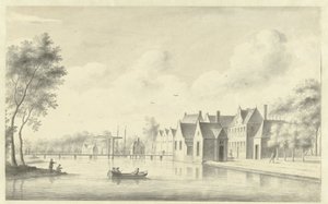 View of the Village of Nieuwersluis by Abraham Rademaker