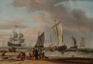 Beach View by Abraham Storck