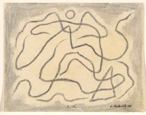 Rhythmic Lines (Abstraction) by Abraham Walkowitz