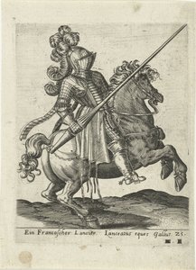 French Lancer by Abraham de Bruyn (attributed to)
