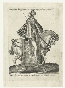 Dutch Gentleman on Horseback by Abraham de Bruyn (attributed to)