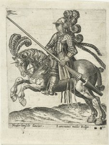 Dutch Lancer by Abraham de Bruyn (attributed to)