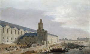 The Grande Galerie of the Louvre with the Porte Neuve and the Tour de Bois, circa 1640