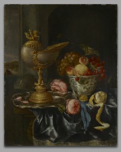 Banquet Still Life with Nautilus Cup
